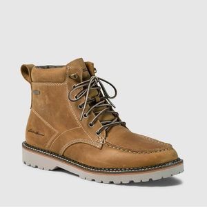 Unisex Eddie Bauer Severson Moc Toe Boots Size 7 Waterproof Boots Leather